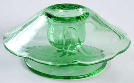 Puritan Green Single Light Candlestick