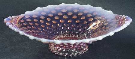 Hobnail Pink (Opalescent) Comport