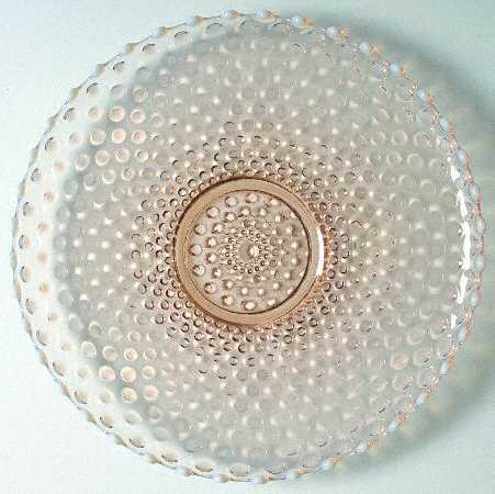 Hobnail Pink (Opalescent) 13" Torte Plate