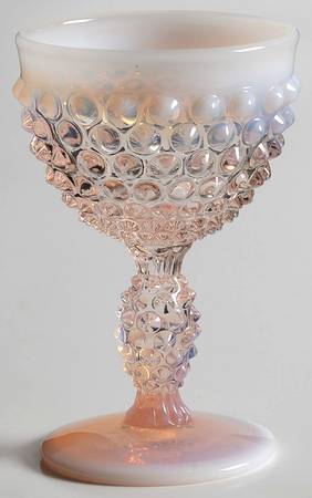 Hobnail Pink (Opalescent) Liquor Cocktail