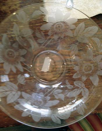 Passion Flower Flared Bowl