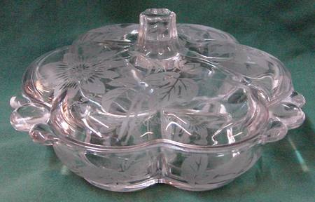 Passion Flower 3-Part Candy Box with Lid