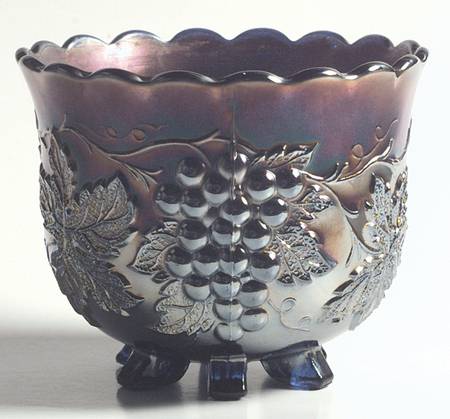Grape Delight Blue (Carnival) 5" Round Bowl