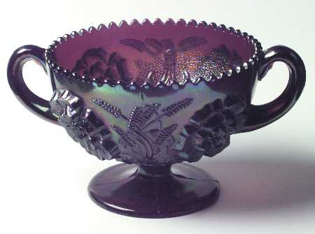 Floral and Wheat Amethyst by Dugan
