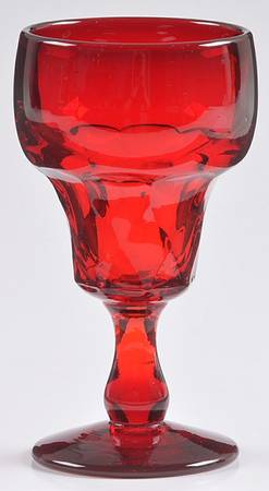 Georgian Ruby Wine Glass