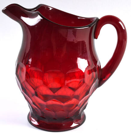 Georgian Ruby 52 Oz Ice Lip Pitcher
