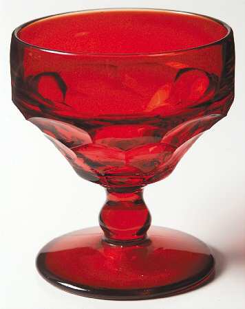 Georgian Ruby Low Sherbet