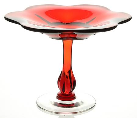 Canterbury Ruby Round Compote (Height X Width)