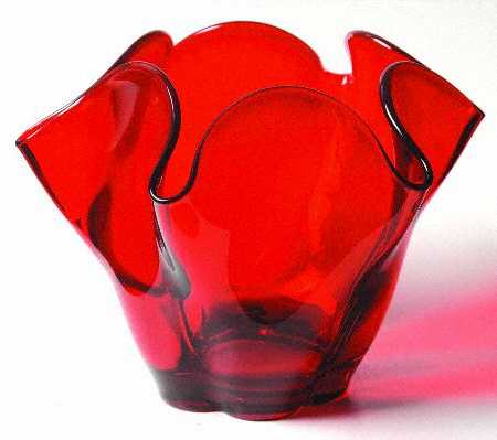 Canterbury Ruby Small Flower Arranger Vase