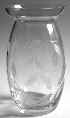 Floating Leaves 9" Flower Vase