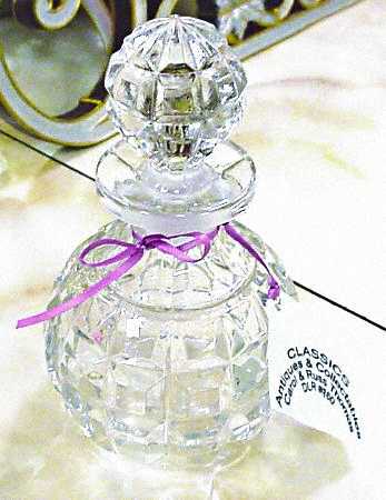 Block Cologne Bottle & Stopper
