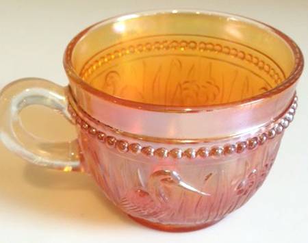 Stork and Rushes Marigold Punch Cup