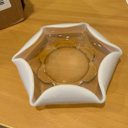 Canterbury Pink (Opalescent) Gardenia Bowl