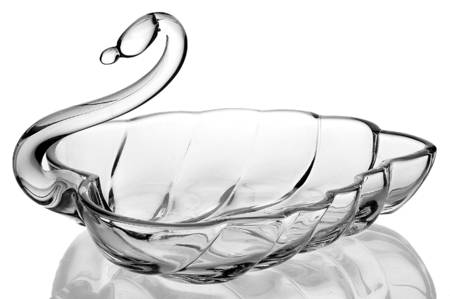 Sylvan Clear 7" "Snake Head" Swan Dish