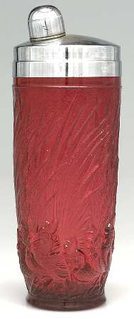 Chanticleer Ruby 32 Oz Cocktail Shaker with Lid