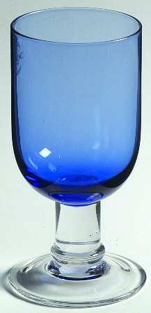 Genna Azure Blue Wine Glass
