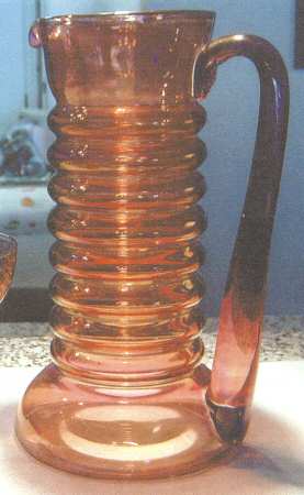 Ring Pink (Iridescent) Pitcher