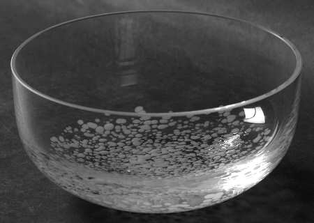 Jet (White Stem) Small Fruit Dessert Bowl