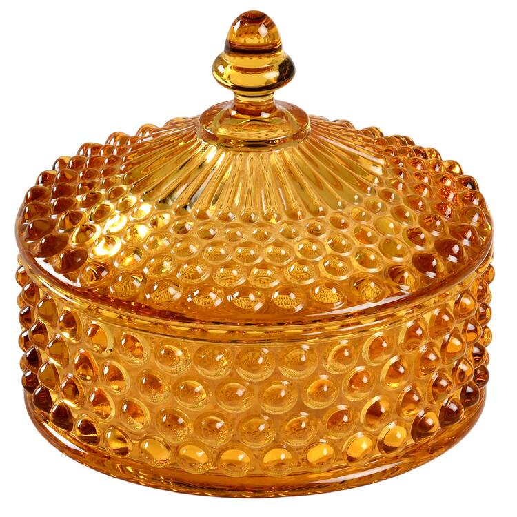 Hobnail Amber by Duncan &amp; Miller