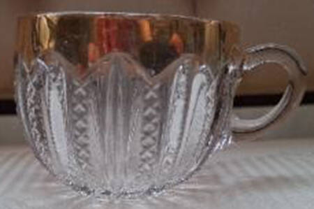 Mardi Gras (Gold Trim) Punch Cup