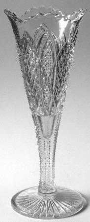 Scalloped Six Point 10" Flower Vase