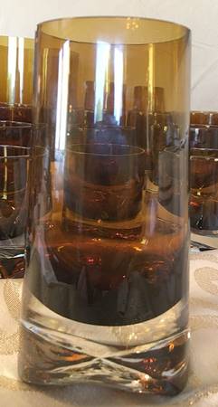 Skol Amber Flat Tumbler