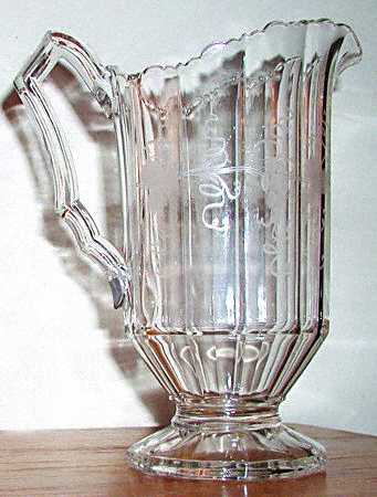 Ribbon Engraved 84 Pitcher