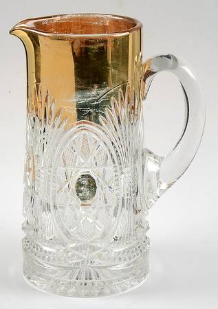 Starred Loop (Gold Trim, Stem 45) 48 Oz Pitcher
