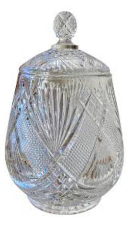 Tepee Clear Biscuit Barrel & Lid