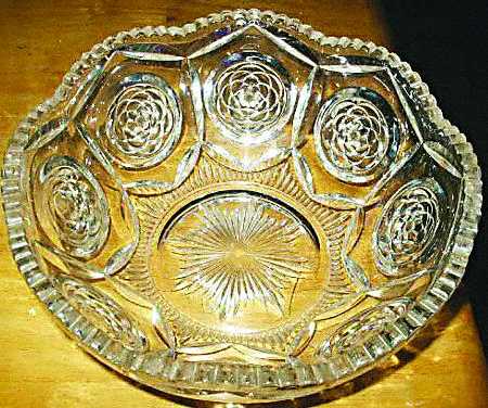 Block and Rosette Clear by Duncan &amp; Miller