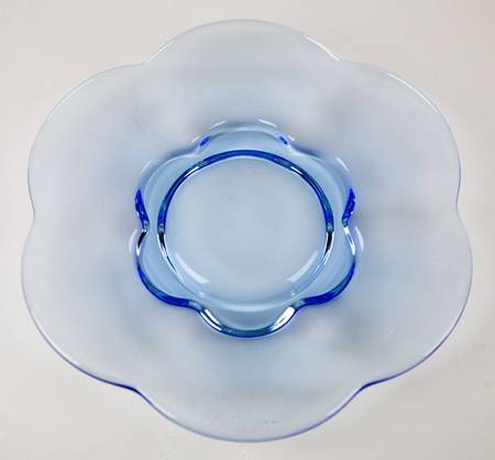 Canterbury Light Blue (Blown) Canterbury Shape Plate