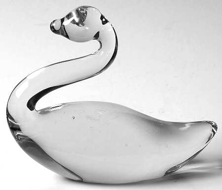 Animals & Figurines 4" Solid Swan