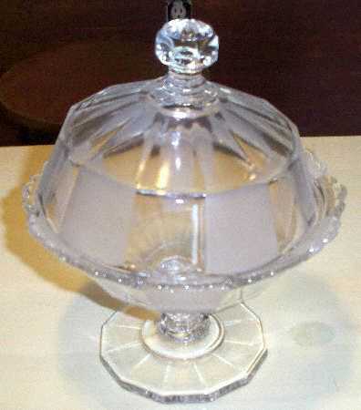 Frosted Ribbon Round Covered Butter