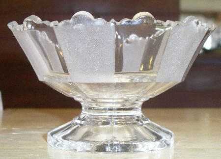 Frosted Ribbon Small Fruit Dessert Bowl