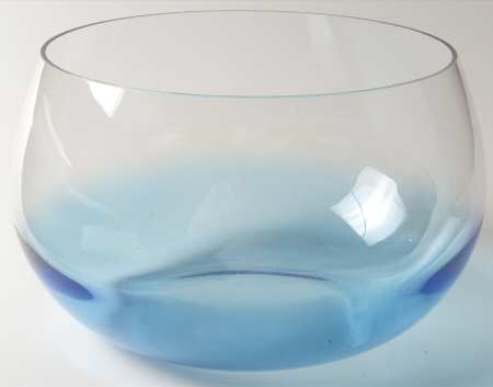 Glasscapes Blue 8" Round Bowl