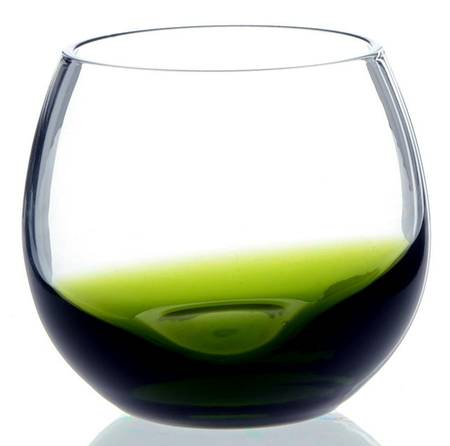 Glasscapes Lime Green Cordial Glass