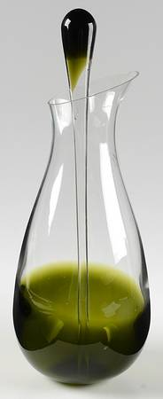 Glasscapes Lime Green Carafe