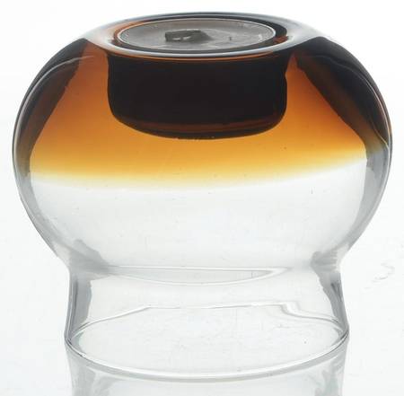 Glasscapes Amber 3" Votive Candle