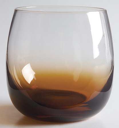 Glasscapes Amber 10 Oz Flat Tumbler