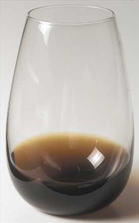 Glasscapes Amber 7" Flower Vase