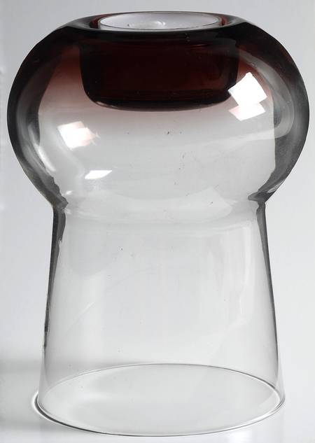 Glasscapes Amethyst 5" Candle Votive