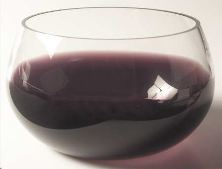 Glasscapes Amethyst 8" Round Bowl