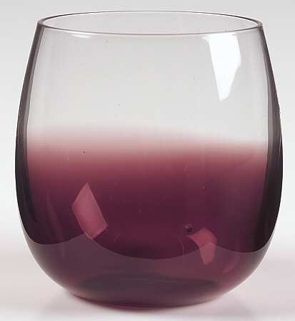Glasscapes Amethyst 10 Oz Flat Tumbler