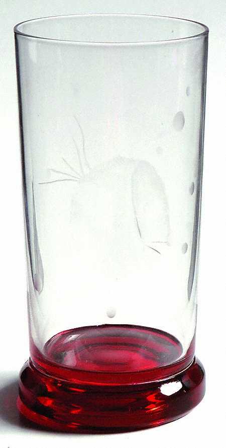 Fish Red Flat Tumbler