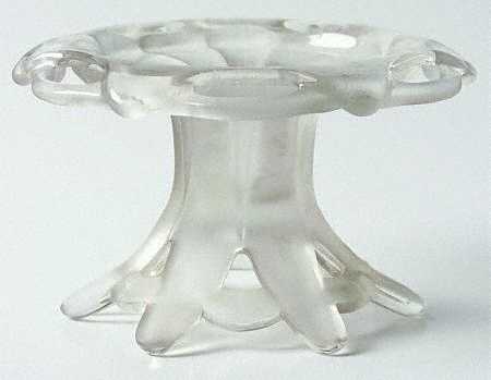 Murano (Frosted) Flower Candlestick