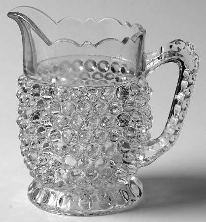 Hobnail Clear Creamer