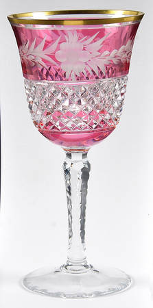 Marchioness Cranberry Water Goblet