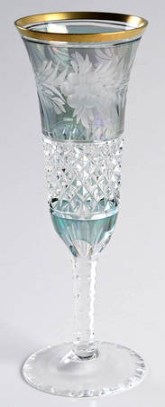 Marchioness Emerald Green Fluted Champagne