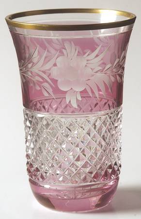 Marchioness 8 Oz Cranberry Flat Tumbler