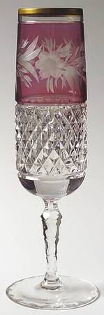 Marchioness Cranberry Fluted Champagne